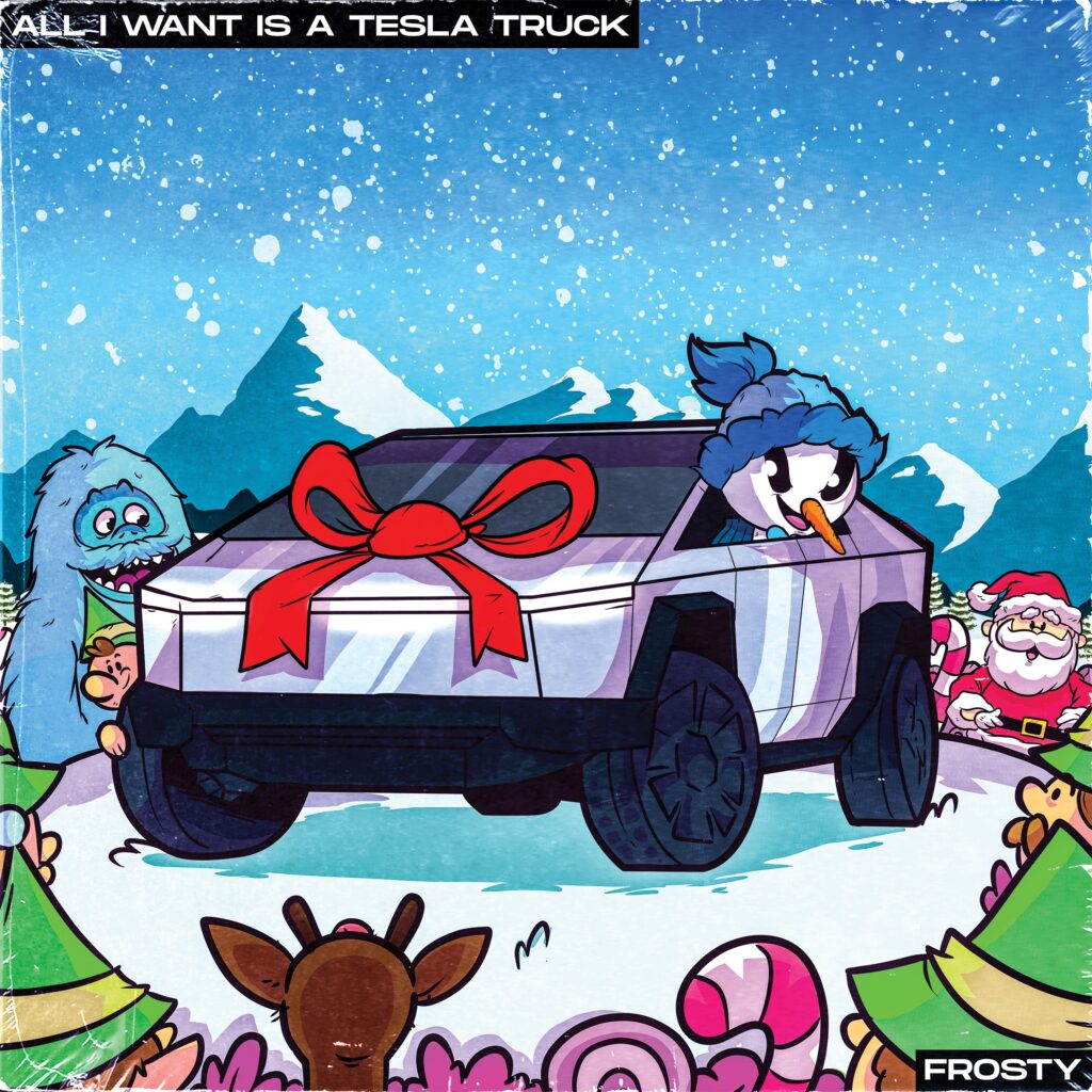 All I Want is a Tesla Truck Music Artwork